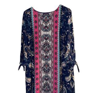 Chico's‎ Women's Multicolor Shift Dress Size 2 Women’s 14 Knee Length Casual